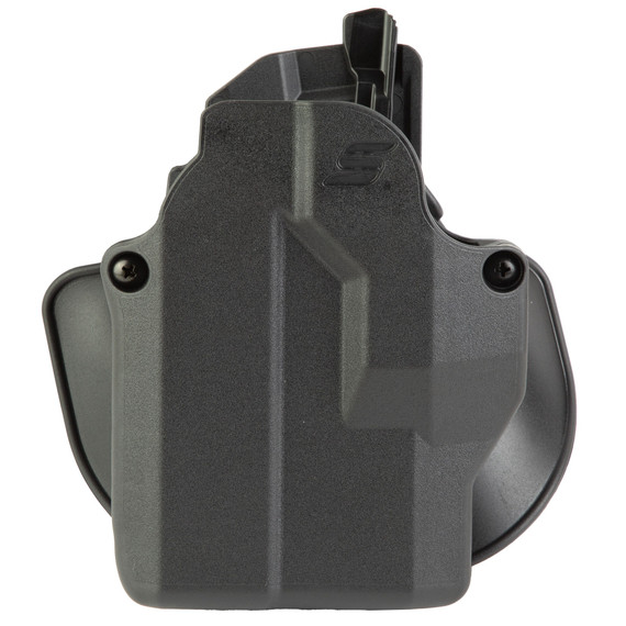 Safariland Solis, Outside Waistband Holster, Fits SIG P320C with Small Light, Paddle Mounted, Plain Black Finish 