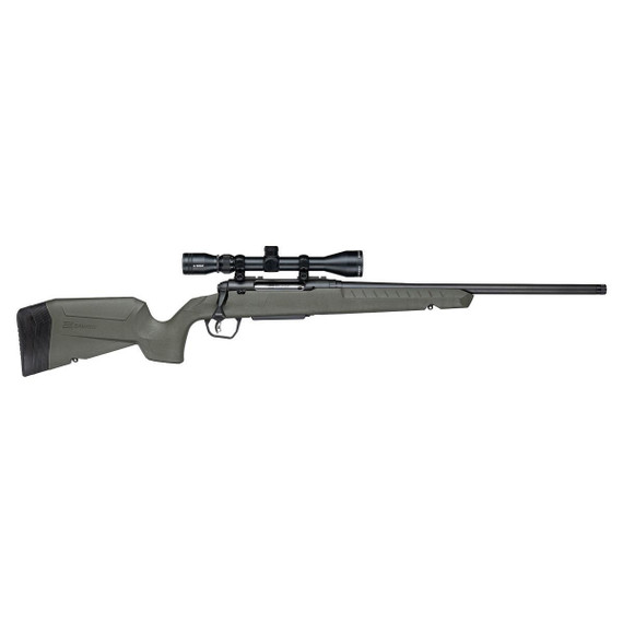 Savage Arms AXIS 2 XP w/ 3-9x40mm Scope, 22 CREEDMOOR, 22.00" Threaded Barrel, 4 Rds, OD Green 