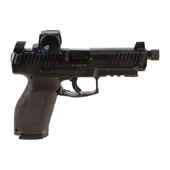 HK VP9A1 F Tactical w/ Vortex Defender CCW, 9MM, 5.12" Threaded Barrel, 15 Rds, Black 