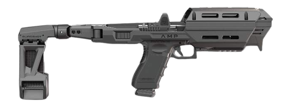 FAB Defense AMP Conversion Kit w/ Brace for Glock 17/19, Black 