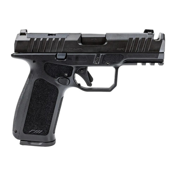 Rost Martin RM1X Comp, 9MM, 4.00" Compensated Barrel, 15 Rds, Optic Ready, Black 