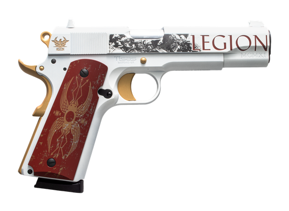 Tisas Arms Customs 1911 A1 Stakeout Legion, 45 ACP, 5.00" Barrel, 8 Rds, Carbon Steel 