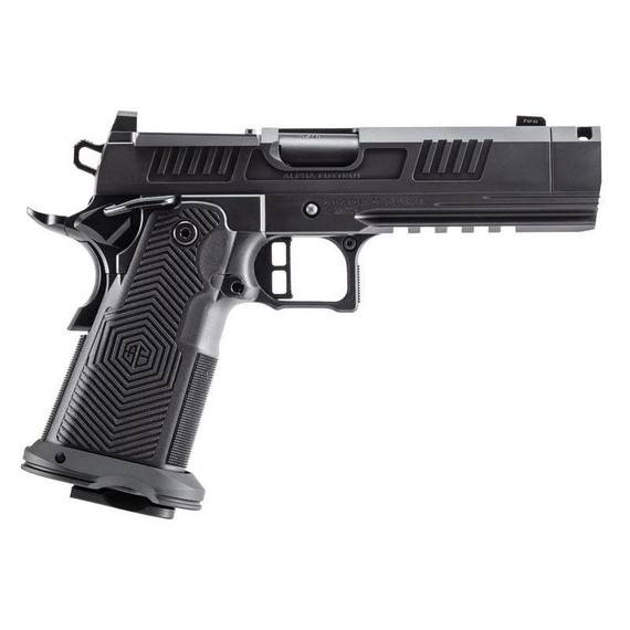 Alpha Foxtrot AF1911 Romulus, 10MM AUTO, 4.25" Threaded Compensated Barrel, 18+1 Rds, Optic Ready, Black DLC 