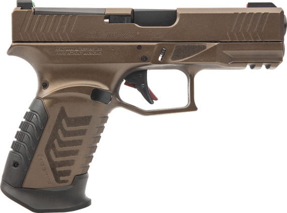 Derya DY9MBFTR, 9MM, 4.02" Barrel, 15 Rds, Optic Ready, Midnight Bronze 
