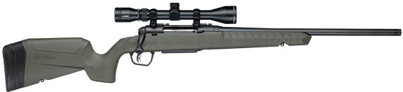 Savage Axis II XP w/ 3-9x40mm Scope, 270 WIN, 20.00" Threaded Barrel, 4+1 Rds, Matte Black/OD Green 