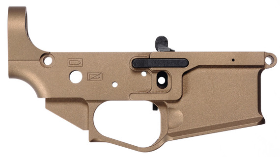 Patriot Ordnance Factory P415 Gen4 Stripped Lower, Receiver, Ambidextrous Controls, Burnt Bronze 