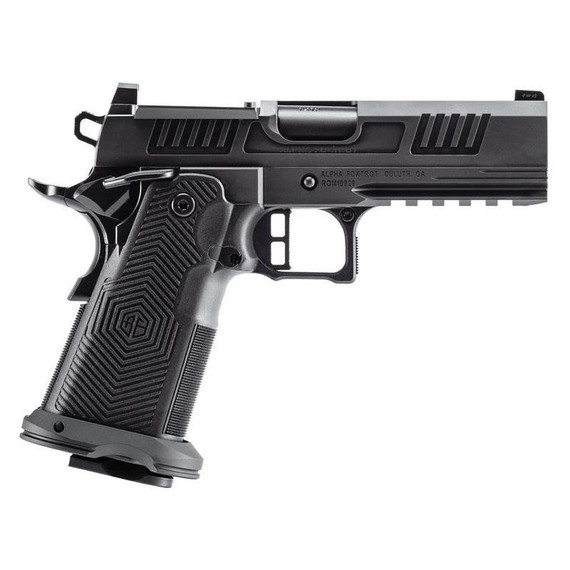 Alpha Foxtrot AF1911 Romulus, 10MM, 4.25" Barrel, 18 Rds, Optic Ready, DLC Black 