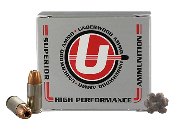 Underwood Ammo XTP 114, 9mm Luger, 124gr Jacketed Hollow Point, 20 Rounds 