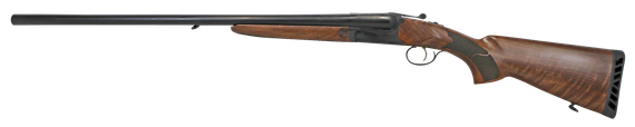 Iver Johnson Arms IJ800, 12 Gauge, 28.00" Barrel, 2 Rds, Threaded Barrel, Black Steel 