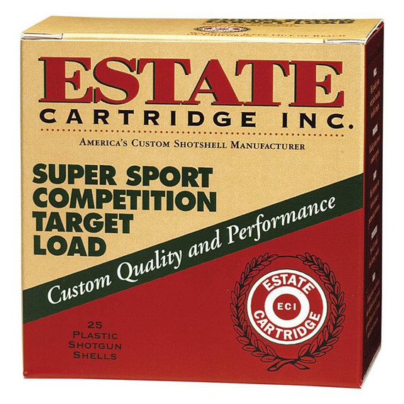 Estate Cartridge Super Sport, 12 GA, 2.75" Shell, 1 oz #7.5, 1,235 FPS, 25 Rounds 