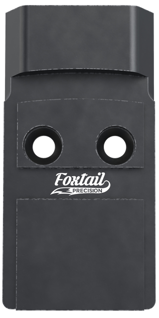 Foxtail Precision Red Dot Adapter Plate for Optics-Ready Pistol, CZ P10 Holosun 509T Mount, Black Anodized 