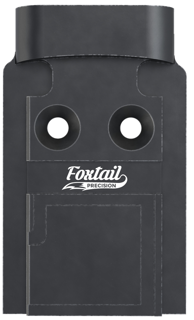 Foxtail Precision Red Dot Adapter Plate for Optics-Ready Pistol, Glock MOS Holosun 509T Footprint, Black Anodized 