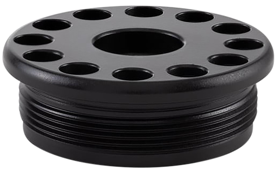Anechoic Direct Thread, 3/4x20 Titanium Adapter, Matte Black 