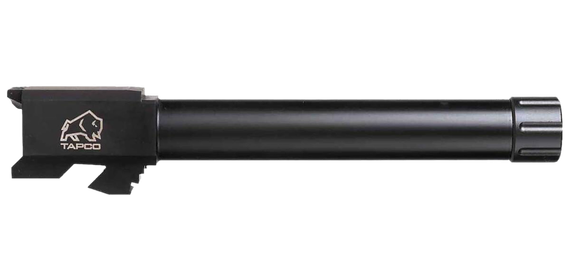 Tapco Glock 17 Gen 1-3 Threaded Barrel, 9mm Luger, Black Nitride Stainless Steel 