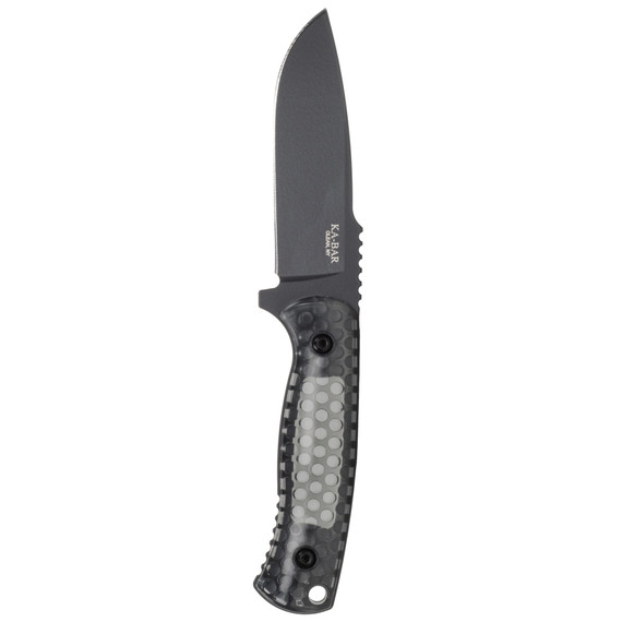 KA-BAR Cool Name Fixed Blade Knife, 1095 Cro-Van, 4.25" Blade, Black 