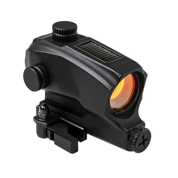 NcSTAR Inc Vism SPD Solar Red Dot, 2 MOA, Quick Release Picatinny Mount, Black 