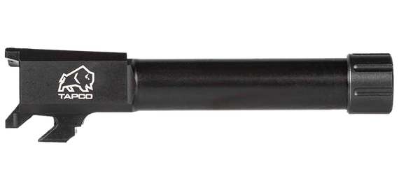 Tapco Springfield Hellcat Threaded Barrel, 9mm Luger, Black Nitride Stainless Steel 