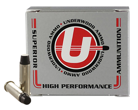 Underwood Ammo 734, 38 Special +P, 158gr Hi-Tek Coated Hard Cast, Nickel-Plated Brass, 20 Rounds 