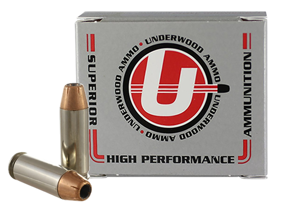 Underwood Ammo 738 Wide Nose Gas Check, 454 Casull, 360gr Black Cherry Coated Hard Cast, 20 Rounds 