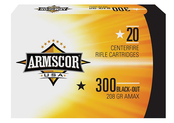 Armscor USA 300 Blackout 208 gr A-Max, 20 Rds 