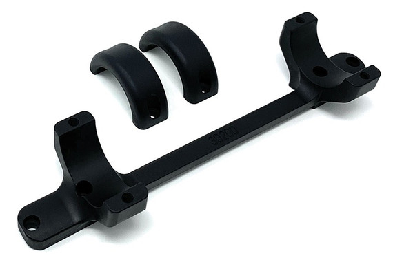 DNZ Products Game Reaper, 1-Piece 30mm Medium Scope Mount for Ruger American Long Action, Matte Black 