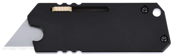 CRKT C.U.T., Slide Lock Razor Utility Knife, Black Titanium Handle, Satin SK-5 Blade 