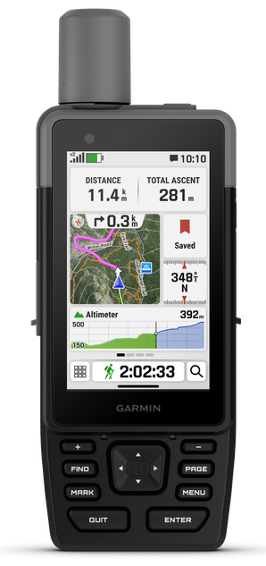 Garmin GPSMAP H1, Dog Tracker/Maps/GPS, 64GB Memory, Black/Gray, Transflective Color TFT Touchscreen 