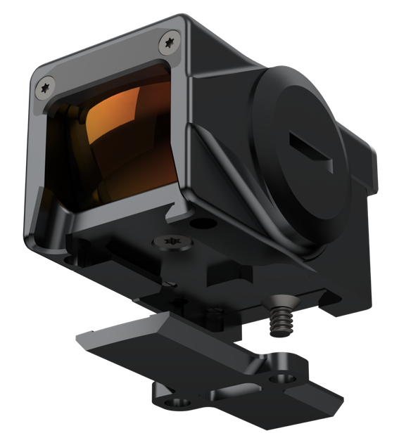 Lead & Steel GAP-RMR Ghost Adapter Plate, RMR to ACRO Mount, Black Oxide Steel 
