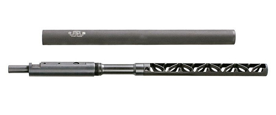 Gemtech MIST-22TD, Integrally Suppressed Barrel Assembly for Ruger 10/22 Takedown, Black 