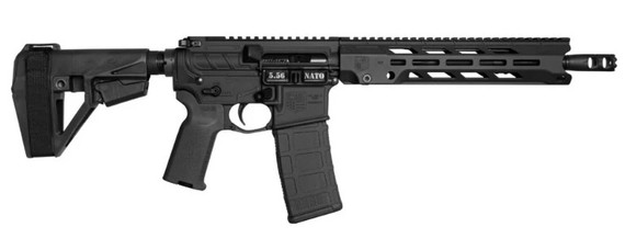 Diamondback DB15 Obsidian, 5.56 NATO, 11.5" Barrel, 30 Rds, Black Hardcoat Anodize - 810035756236 