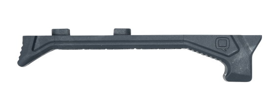 Q Q-Sert 2-Slot Polymer Hand Stop, 2-Slot Q-Sert Mount, Dark Grey Polymer 