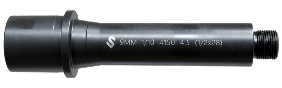 Lead & Steel AR9, 9MM Luger, 4.50" Threaded Barrel, Black Nitride 