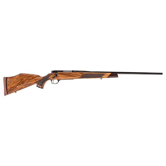Weatherby Mark V Varmintmaster, 22 CREEDMOOR, 24.00" Threaded Barrel, 5 Rds, High-Gloss Walnut 