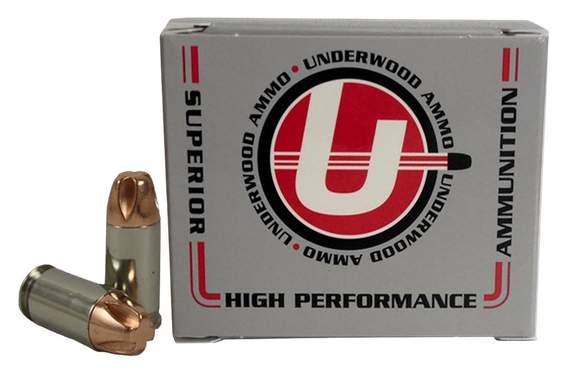 Underwood Ammo Xtreme Penetrator, 380 ACP, 90gr, Nickel-Plated Brass Case, 20rd Box 