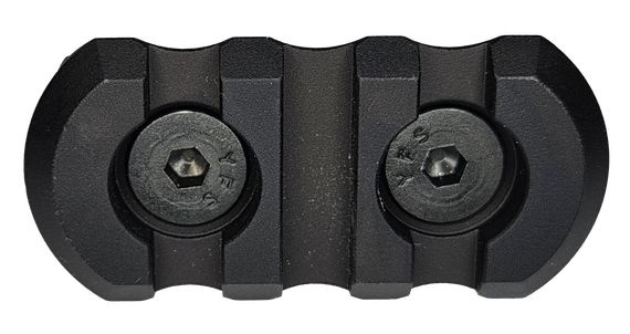 Tapco TAP22126, 3 Slot Picatinny Rail, Black Aluminum 