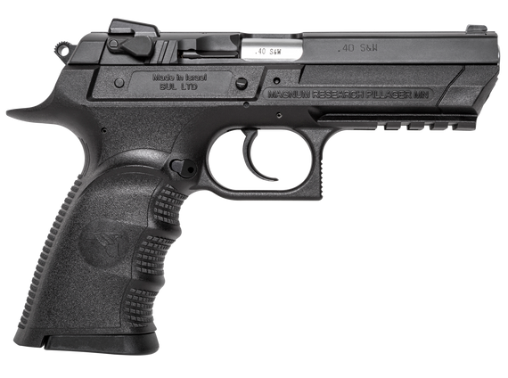 Magnum Research Baby Eagle III, .40 S&W, 4.43" Barrel, 12+1 Rds, Matte Black Oxide - 761226086864 