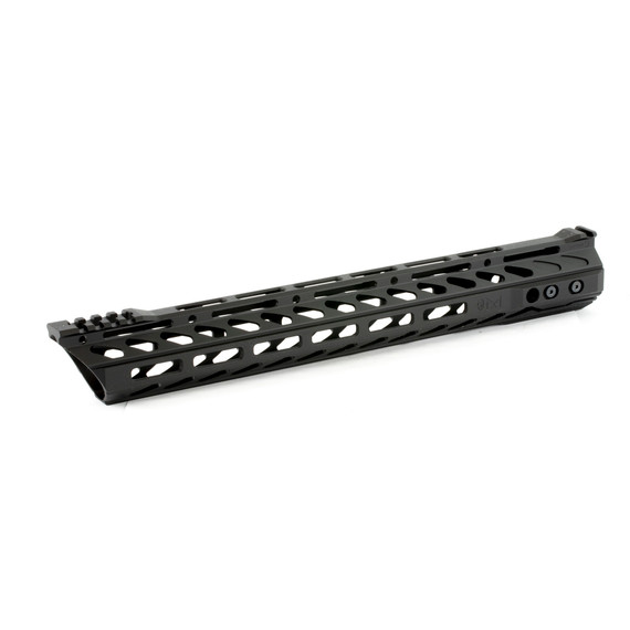 Phase 5 Weapon Systems Lo-Pro Slope Nose, 15" Free Float M-LOK Quad Rail Handguard, Black Finish 