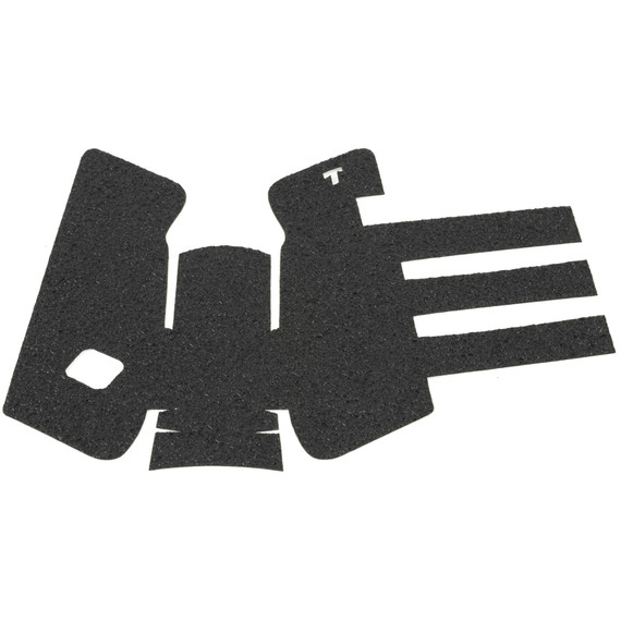 Talon Grips 103R, Adhesive Rubber Wrap-Around Grip for Glock 17/22/24/31/34/35/37 Gen 1-3, Black 