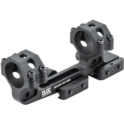 DLOC Precision DLOC-C134-1535-B, Cantilever QD Scope Mount, 34mm Tube, 1.53" Height, Hardcoat Anodized Black Finish 