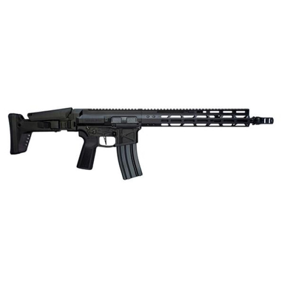 Global Ordnance GO15, 5.56 NATO / .223 REM, 16.00" Threaded Barrel, 30 Rds, Ported, Matte Black 