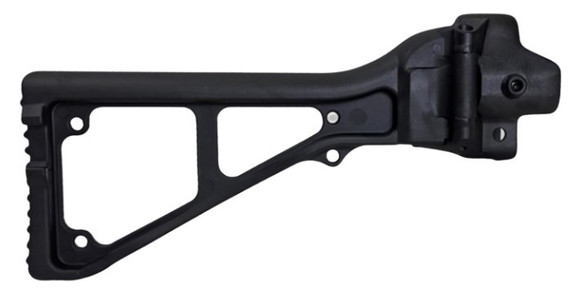 B&T BT-20155, Folding Stock w/ Adapter for HK MP5/MP5SD, With Sling Ring, Black 