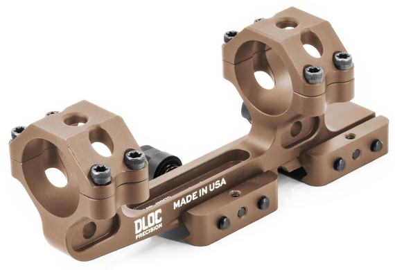 DLOC Precision DLOC-C130-1535-T, 30mm Cantilever QD Scope Mount, 1.53" Height, Tan Hardcoat Anodized Finish 