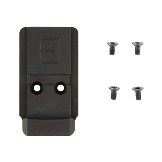Calculated Kinetics DOGTAG Optic Plate, Holosun 509T Footprint, Fits GLOCK MOS, Anodized Black 