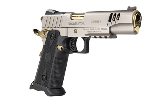 EAA Witness 2311 Negotiator, 10MM, 5.00" Barrel, 15 Rds, Optic Ready, Titanium/Gold 
