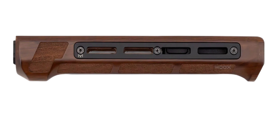Woox Bravado, American Walnut Rifle Stock, Henry SPD HUSH Compatible, Adjustable Comb, Right-Side 2-Slot Picatinny Rail 