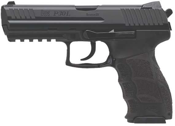 Heckler & Koch P30L V3, 9MM, 4.45" Barrel, 10+1 Rds, Black - 642230269156 
