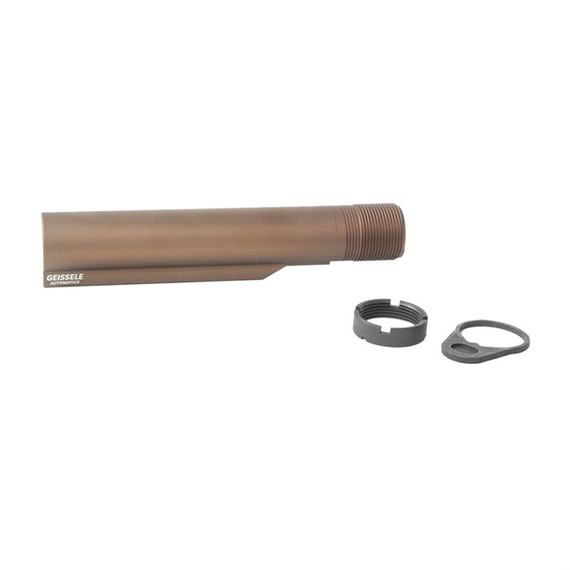 Geissele Automatics AR-15 Premium Buffer Tube, Mil-Spec, Desert Dirt Color 