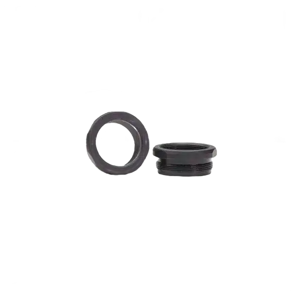 JK Armament Booster/3 Lug Adapter, 1.125-28 TPI Threads, Black Aluminum 