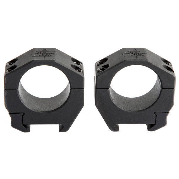 Seekins Precision .92" Medium High 30mm Scope Rings, 4-Cap, Matte Black 