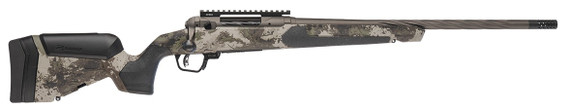 Savage Arms 110 Core Hunter Pro Woodland, 7MM-08 REMINGTON, 20.00" Threaded Barrel, 3 Rds, Optic Ready, Gun Metal Bronze 